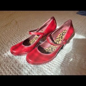 Gianni Bini red pumps size 10. Never worn outside. Super clean